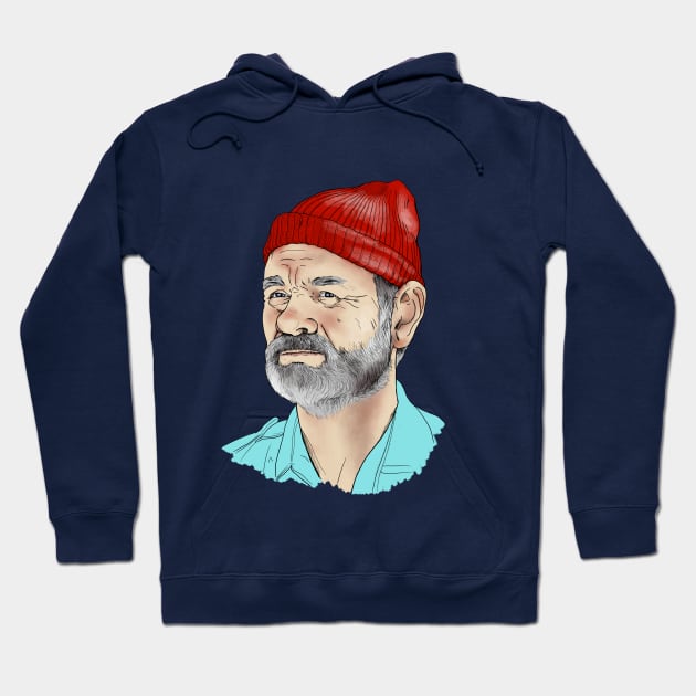 Steve Zissou Hoodie by ryanbudgie